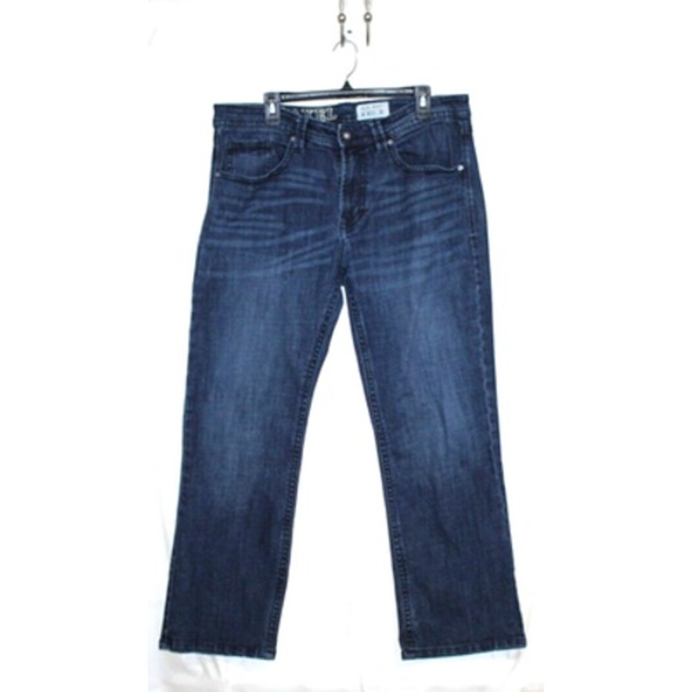 TK Axel Slim Boot Jeans Mens 39x29 Dark Wash Denim Western Cowboy 36x30